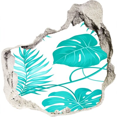 Nálepka fototapeta 3D výhľad Tropický raj za múrom