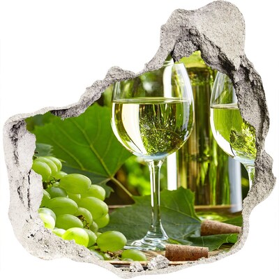 Samolepiaca diera nálepka Biele víno a ovocie