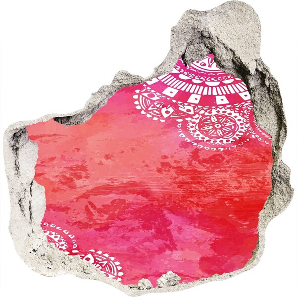 Samolepiaca nálepka Farebná diera v stene