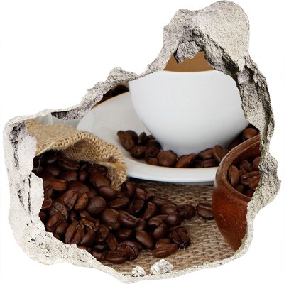 Nálepka fototapeta 3D výhľad Káva v pohodlí vášho domova