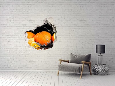 Diera 3D fototapety nálepka Pomaranče a vodu