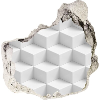 3D diera na stenu Ilúzia trojrozmerného priestoru