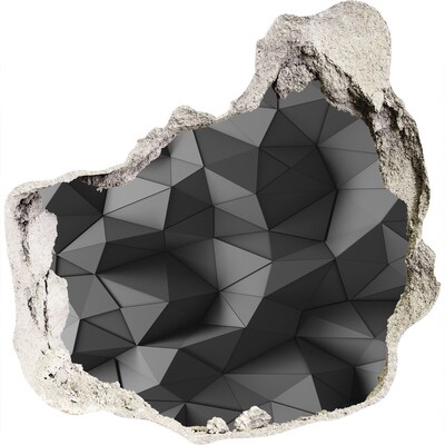 3D diera na stenu Moderná diera v stene