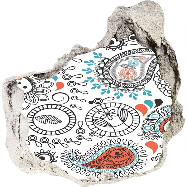 Diera 3D fototapety nálepka Vzory v boho štýle