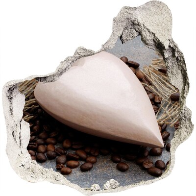 Fototapeta diera na stenu Kávová oáza v ruinách