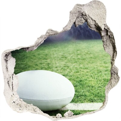 Samolepiaca diera na stenu Rugby lopta