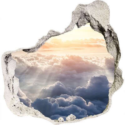Fototapeta diera na stenu 3D Obloha je plná oblakov