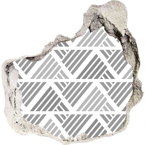 Fototapeta diera na stenu 3D Geometria v betóne