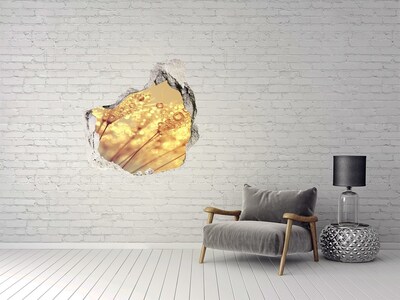 Diera 3D fototapety nálepka Zlaté lúky v slnečnom svetle