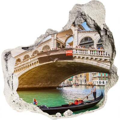 Nálepka 3D diera samolepiaca Venice italy