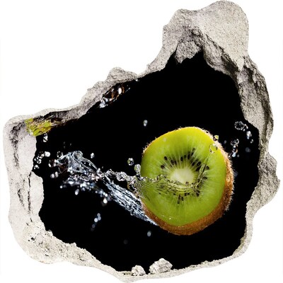 Fototapeta diera na stenu 3D Kiwi a voda