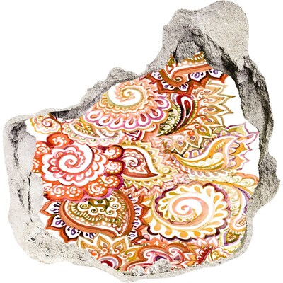 Fototapeta diera na stenu Farebné vzory na betónovom pozadí