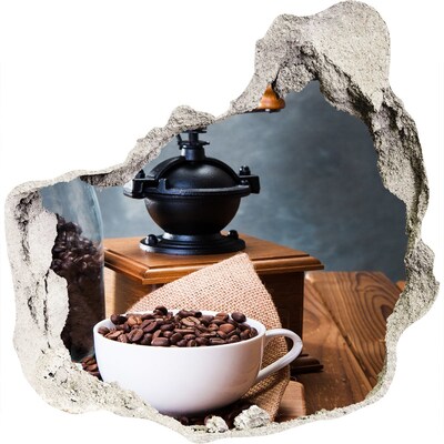 Nálepka fototapeta 3D výhľad Káva v domácej kaviarni