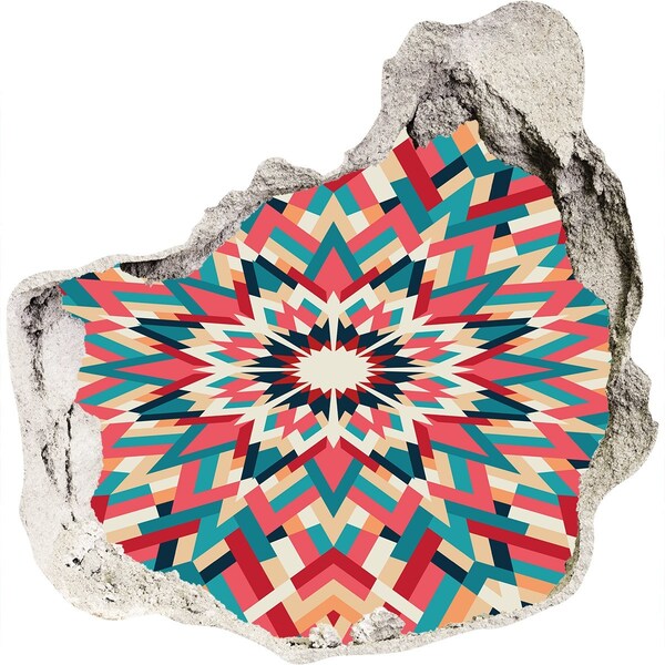 Nálepka fototapeta 3D výhľad Geometria v diere