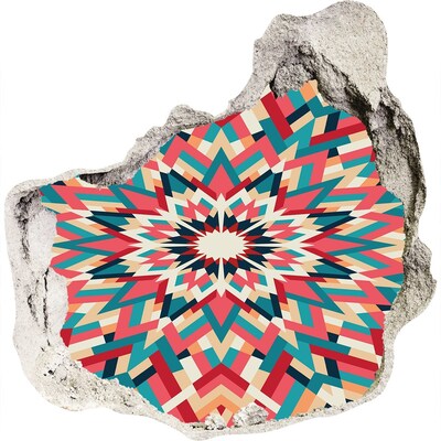 Nálepka fototapeta 3D výhľad Geometria v diere