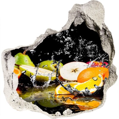 Fototapeta diera na stenu 3D Ovocný raj v útulnom prostredí