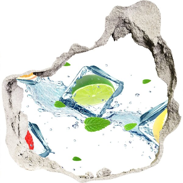 Nálepka fototapeta 3D výhľad Osviežujúci koktail v letnom prostredí