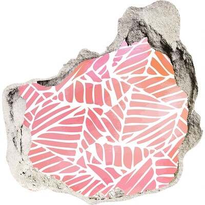 Fototapeta diera na stenu Vzor tropických listov