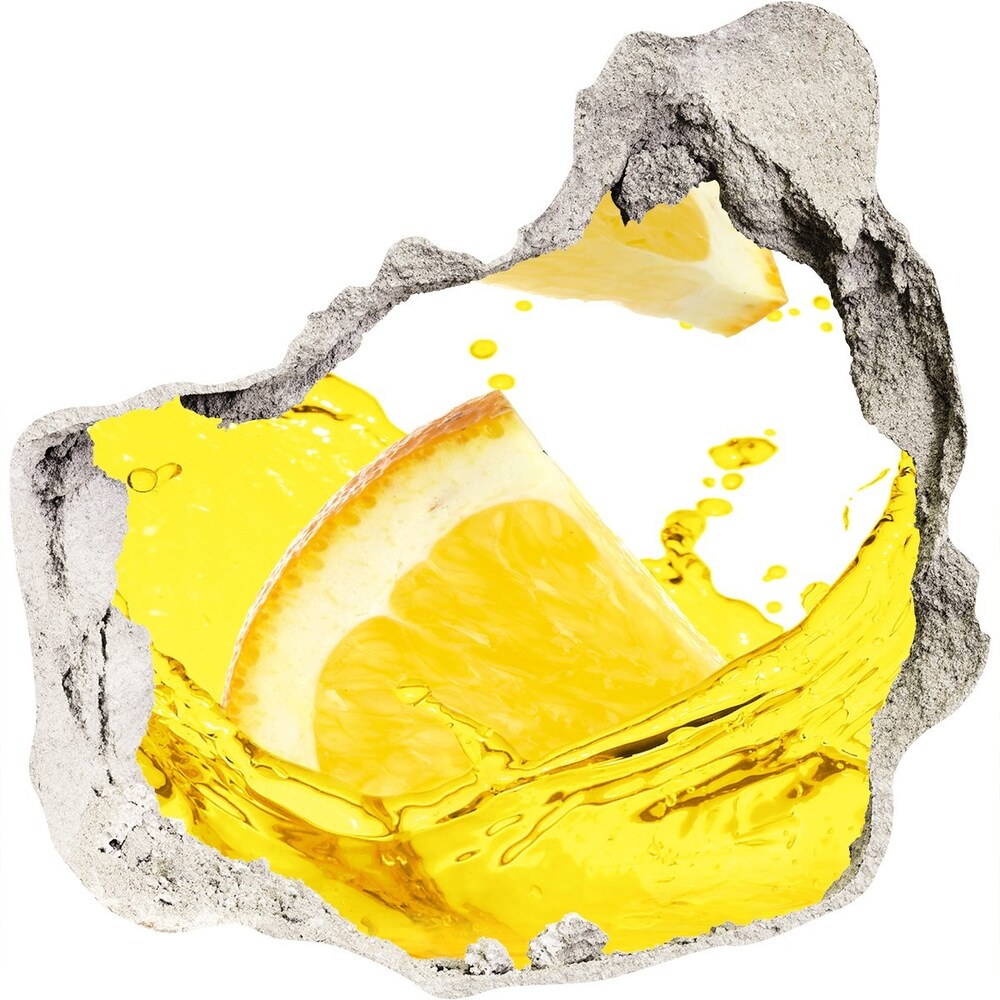 Fotoobraz diera na stenu Plátky citróna