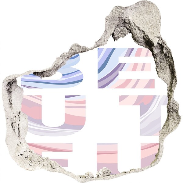 Diera 3D fototapety na stenu Interiér v štýle graffiti