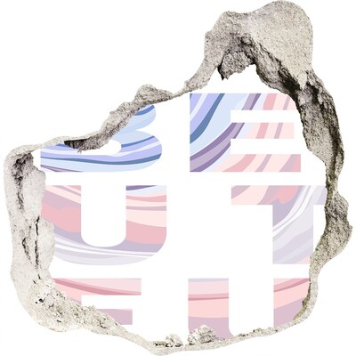 Diera 3D fototapety na stenu Interiér v štýle graffiti