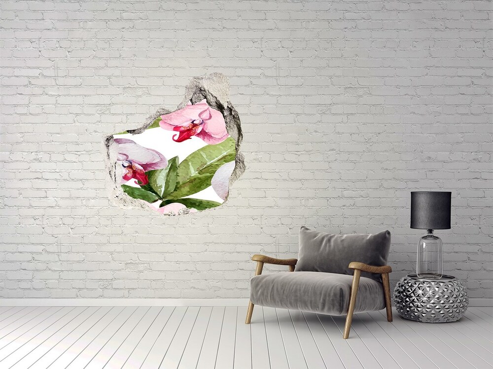 Diera 3D fototapety na stenu Ružové orchidey