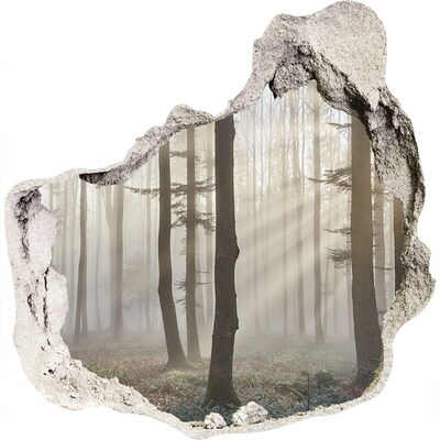 Diera 3D fototapety nálepka Hmla v lese