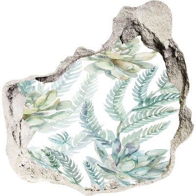 Foto fotografie diera na stenu Zelená oáza v betóne