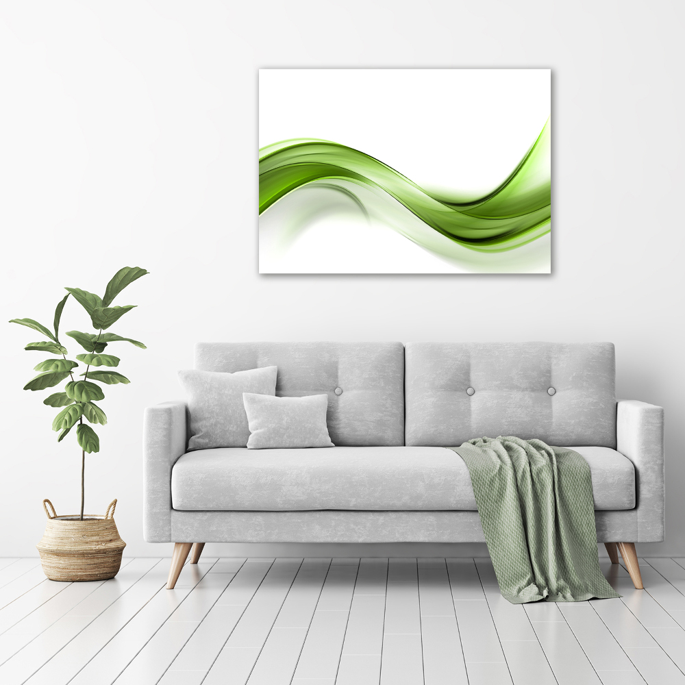 Foto obraz akrylový do obývačky Zelená vlna
