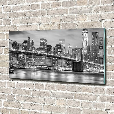 Moderný obraz fotografie na akrylu Manhattan New York