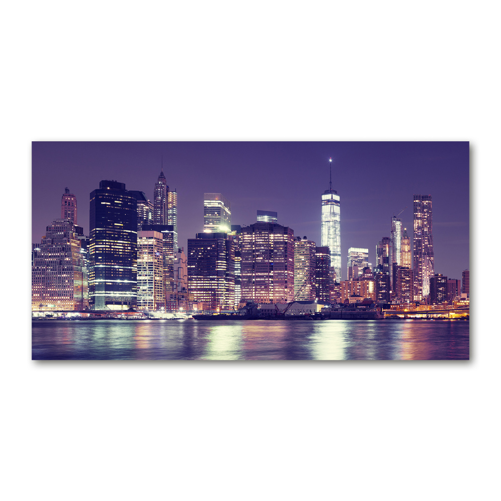 Foto obraz akrylový New york noc