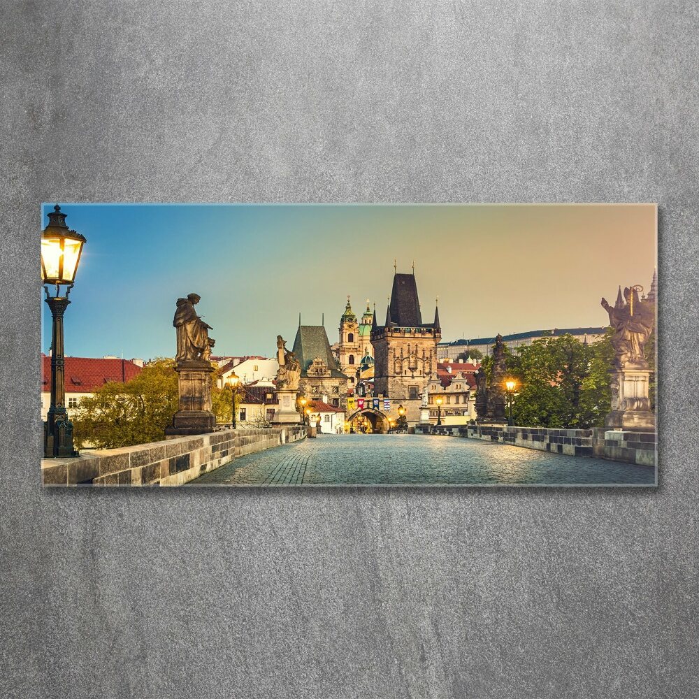 Foto obraz akrylový na stenu Most Praha