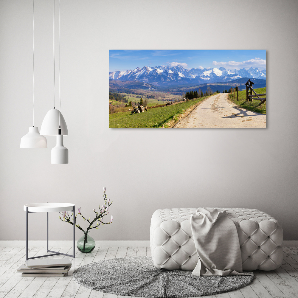 Foto obraz akrylový na stenu Panorama Tatier