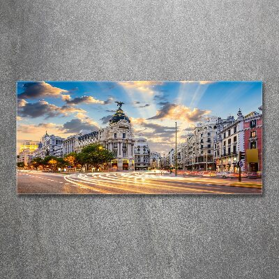 Moderný akrylový fotoobraz Madrit Španielsko