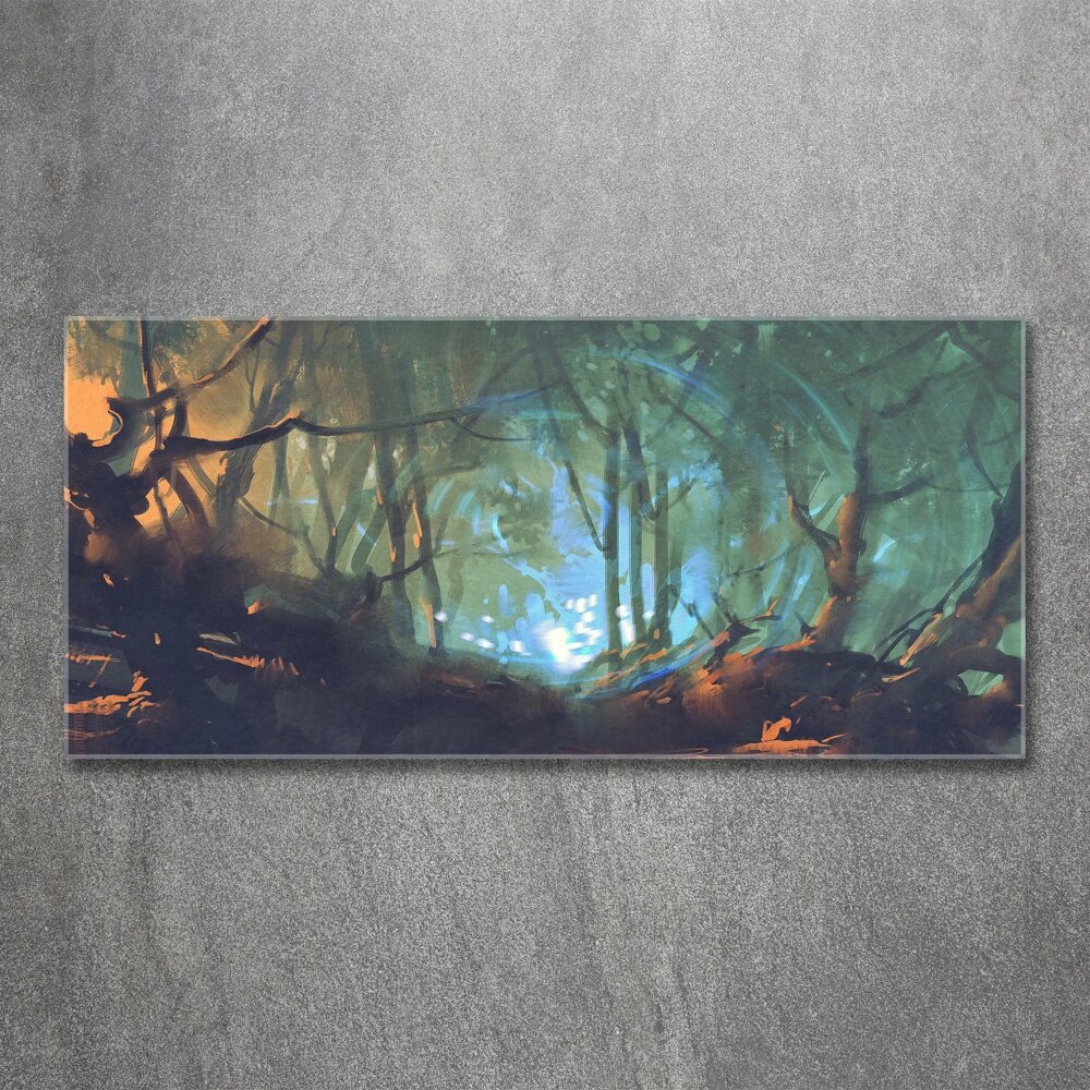 Moderný akrylový fotoobraz Mýtický les