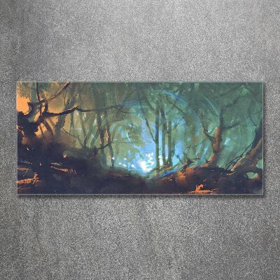 Moderný akrylový fotoobraz Mýtický les