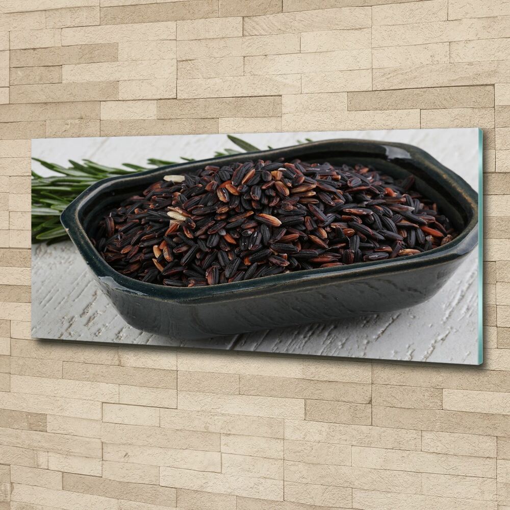 Foto obraz akrylový na stenu Divoká ryža v miske