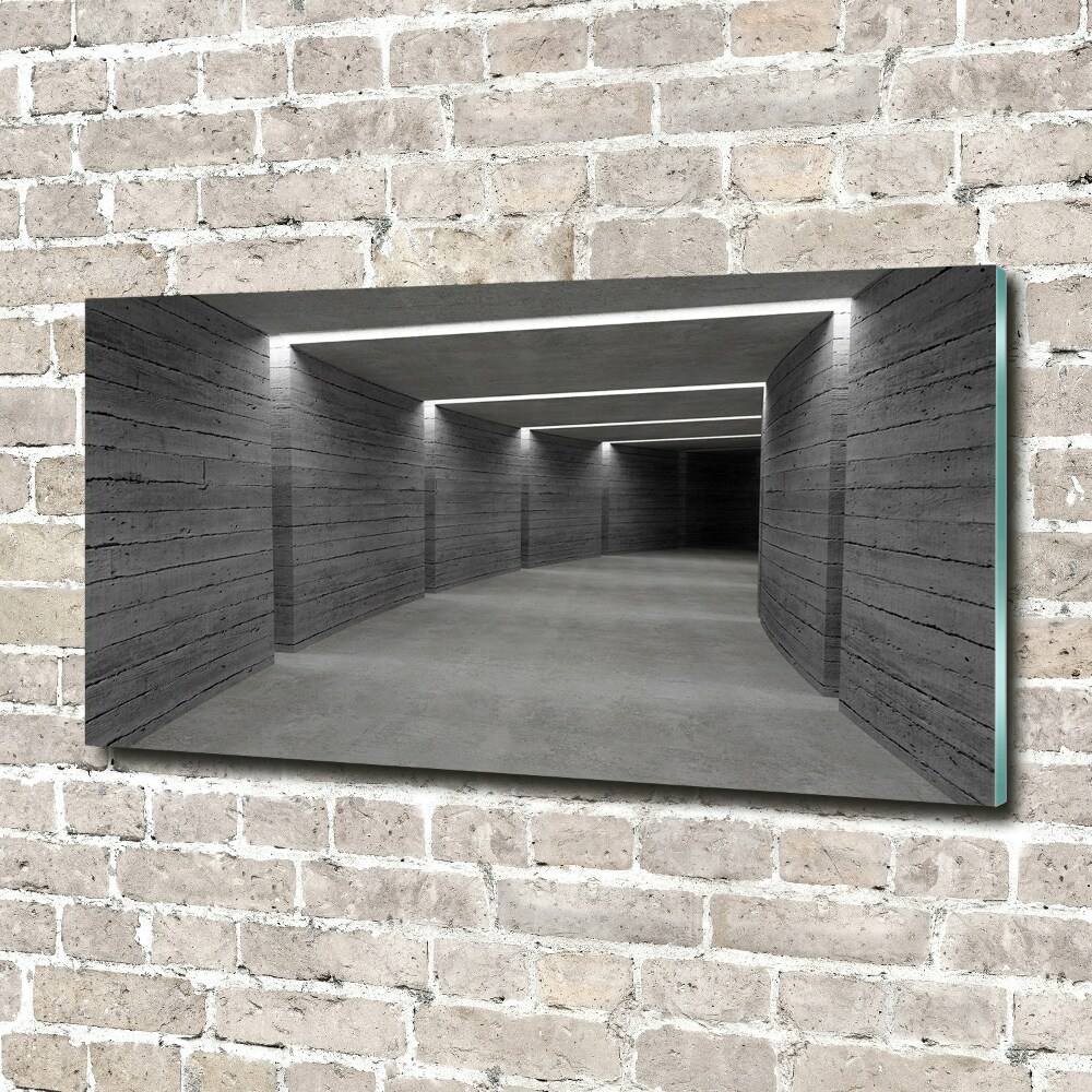 Moderný foto-obraz akryl na stenu Betónový tunel