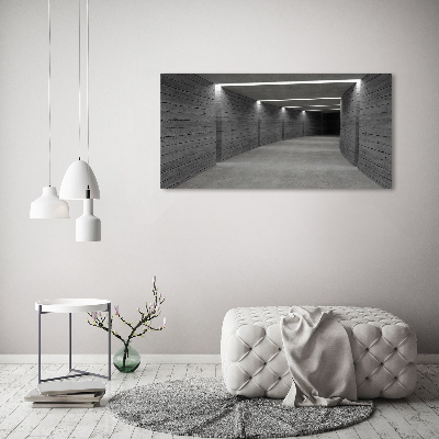 Moderný foto-obraz akryl na stenu Betónový tunel
