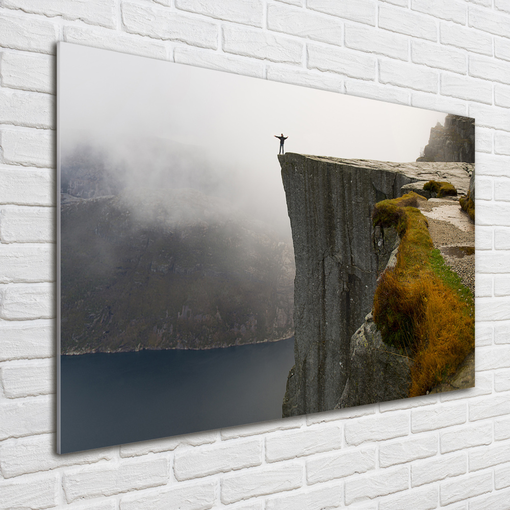 Moderný akrylový fotoobraz Nórsko útes