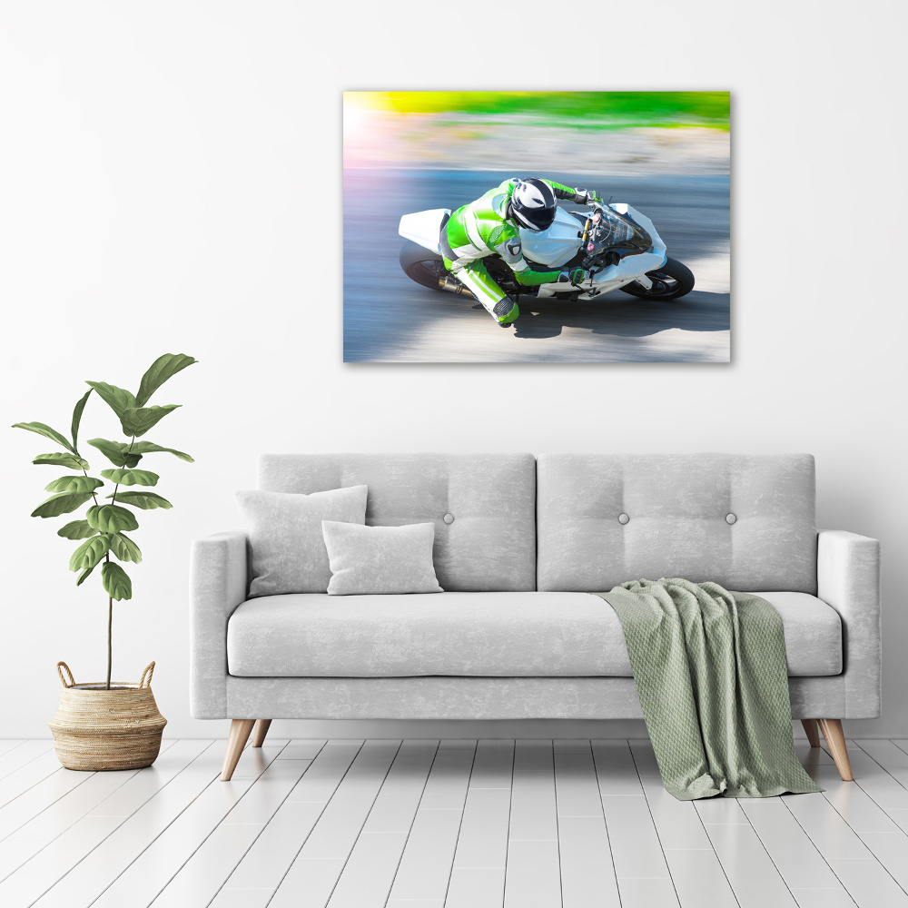 Foto obraz akrylový do obývačky Motorkársky závod