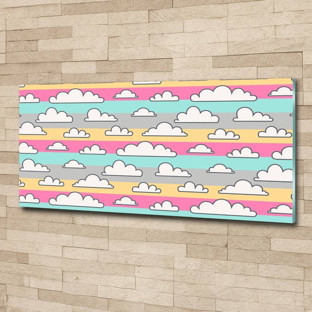 Moderný foto-obraz akryl na stenu Oblaky