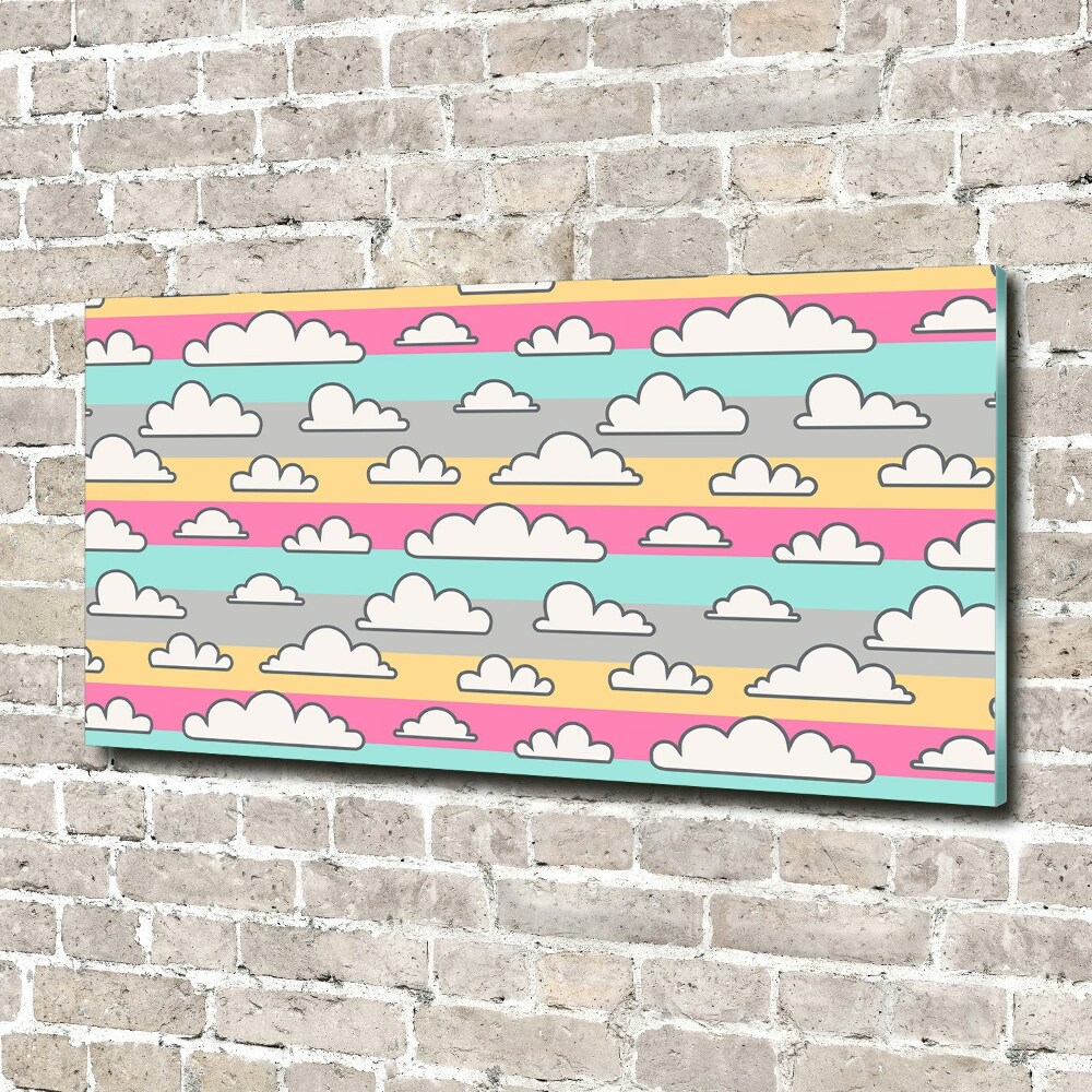 Moderný foto-obraz akryl na stenu Oblaky