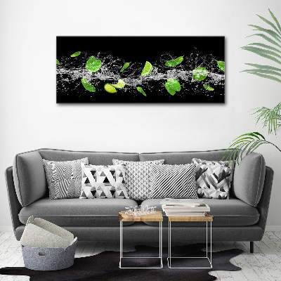 Foto obraz akryl do obývačky Limetka s mätou