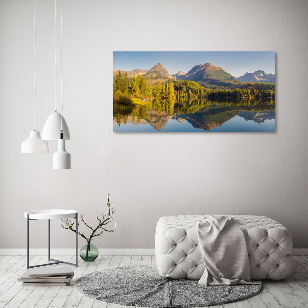 Foto obraz akryl do obývačky Panorama Tatry