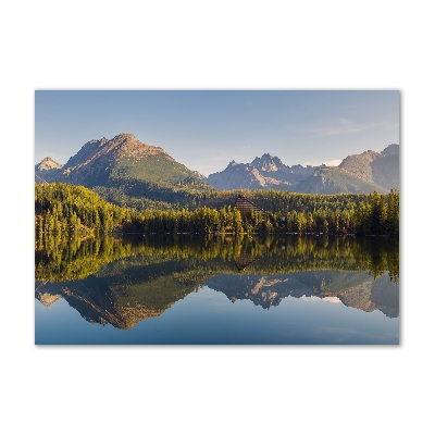 Foto obraz akryl do obývačky Panorama Tatry