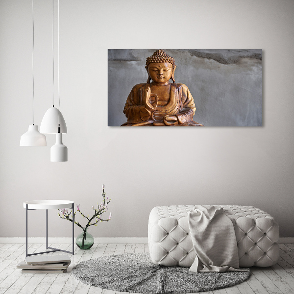 Foto obraz akryl do obývačky Drevený budha