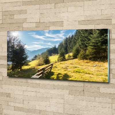 Foto obraz akryl do obývačky Jeseň v horách