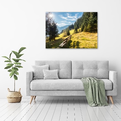 Foto obraz akryl do obývačky Jeseň v horách