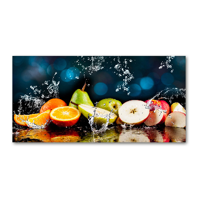 Foto obraz akryl do obývačky Ovocie a voda